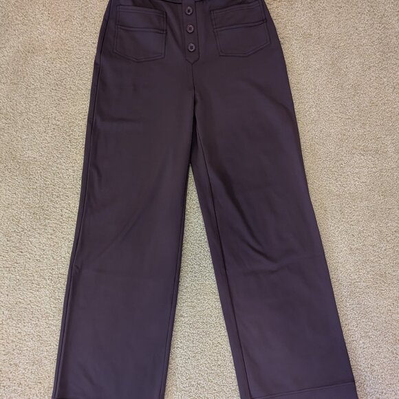 Casual stretchy straight leg pants - Picture 4 of 5